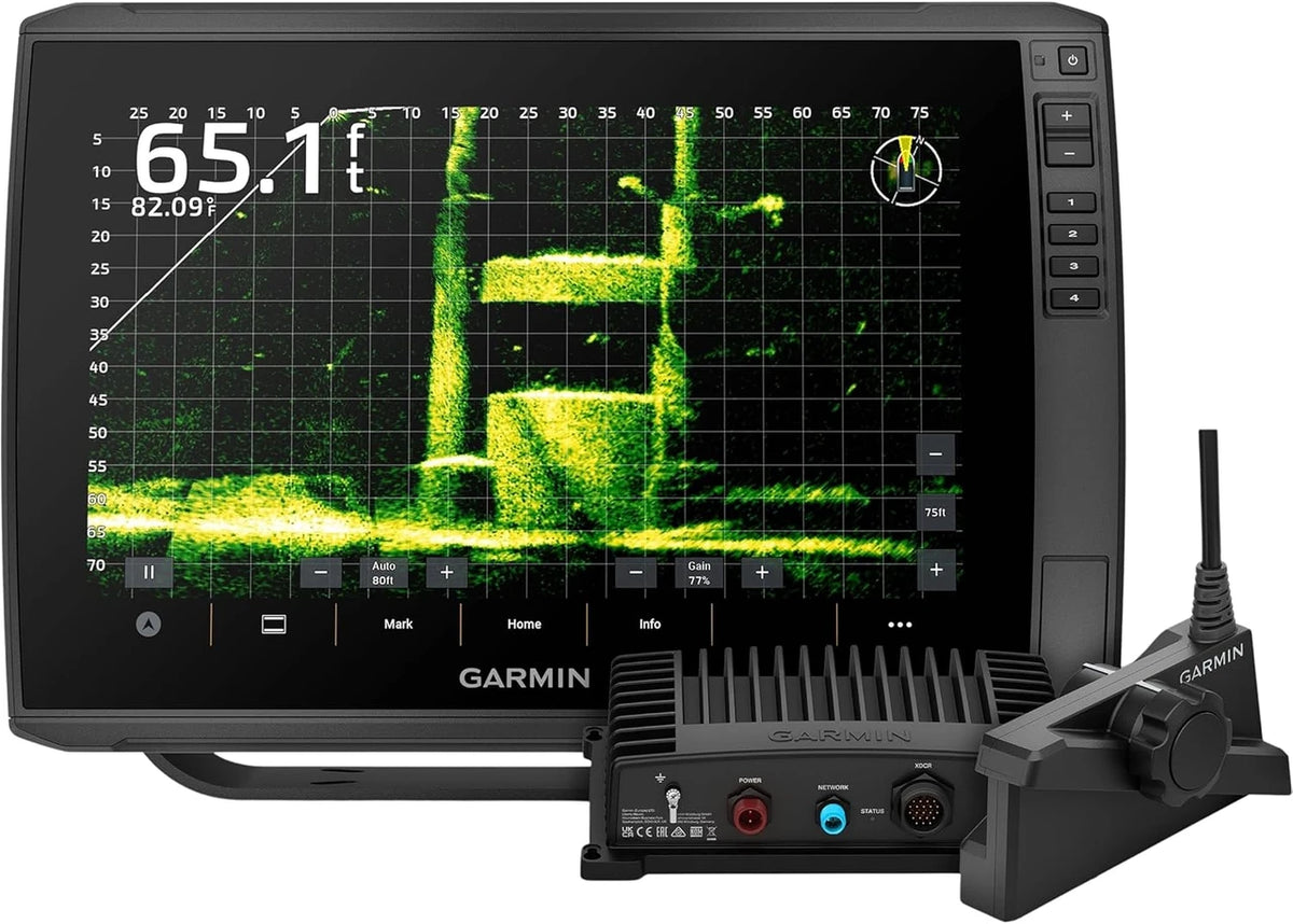 Garmin ECHOMAP Ultra 2 106sv LiveScope Plus LVS34 Fish Finder Bundle 10-inch