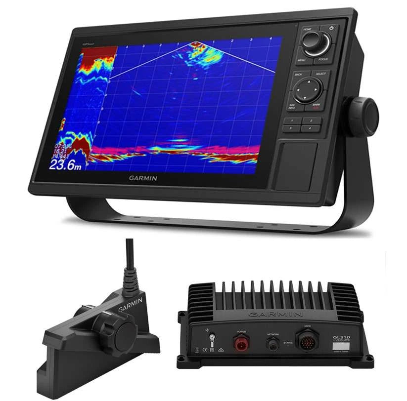 Garmin GPSMAP 1222 LiveScope Plus LVS34 Fish Finder Bundle 12-inch
