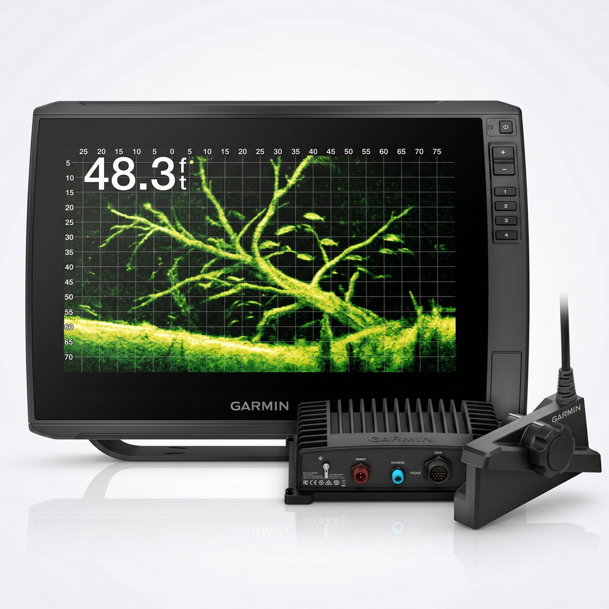 Garmin ECHOMAP Ultra 2 126sv LiveScope Plus LVS34 Fish Finder Bundle 12-inch